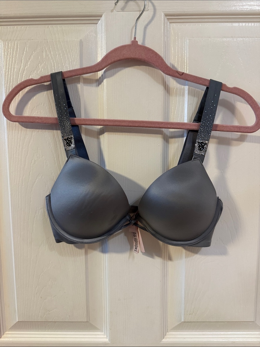 Victoria's Secret Smooth Molded Bra in Charcoal